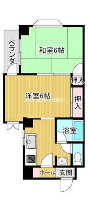 ベルメゾン高倉の間取り画像