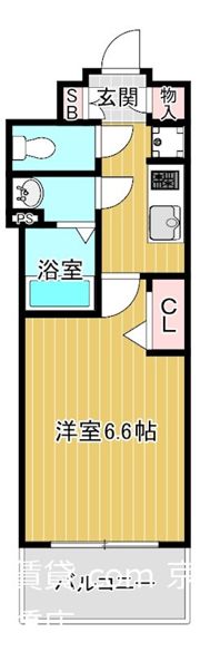 レシオス大阪城北詰の間取り画像