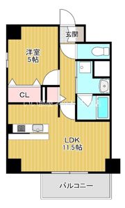 CasaVerde東小橋の間取り画像