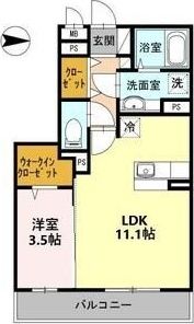 ルミエール新森の間取り画像