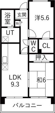 ベルメゾン堺の間取り画像