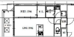 Alivis都島通の間取り画像