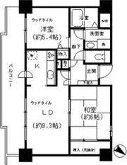 長居東パーク・レジデンスの間取り画像