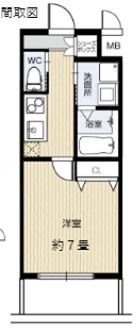 クローバー・グランデ長居公園の間取り画像