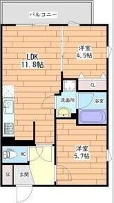 プレステージ14番館の間取り画像