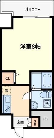 ラシーヌ宿院の間取り画像
