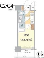エスリード長居公園PARK AVENUEの間取り画像