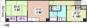 ローズコートの間取り画像
