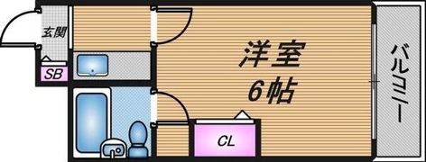 マンション山坂の間取り画像