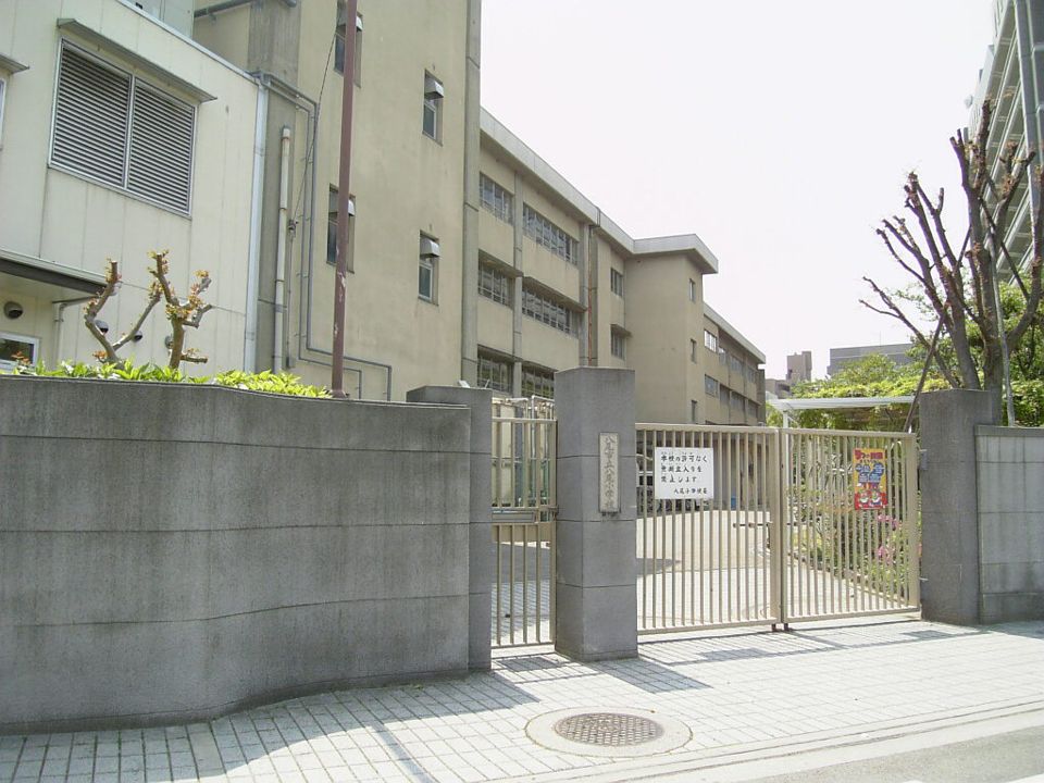 近くの八尾市立八尾小学校まで605m（徒歩8分）