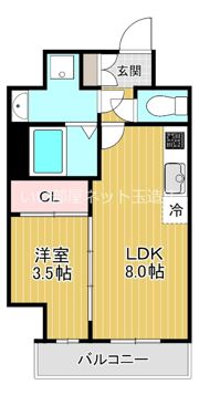 グランパシフィック東今里innovationの間取り画像