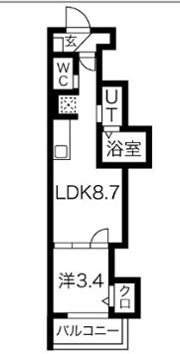 Buzz北加賀屋の間取り画像
