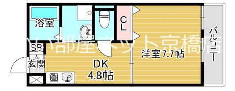 ノースキャッスルの間取り画像