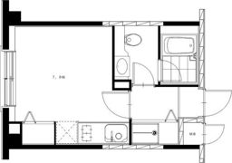 パラドール北加賀屋の間取り画像