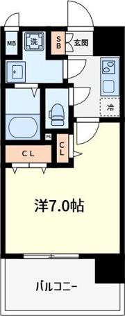 ラシーヌ瓦屋町の間取り画像