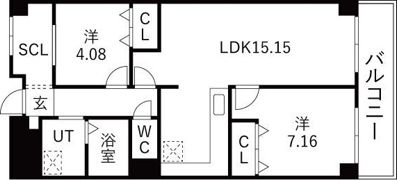 パティオ北加賀屋の間取り画像