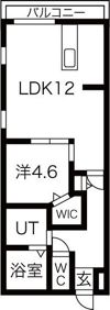 サニーコート西加賀屋の間取り画像