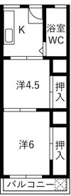 カガマンションの間取り画像