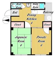 大成マンションの間取り画像