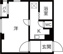 ラムセス西住之江の間取り画像