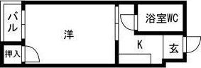 エルパラッツォ玉出（メゾン美也パートII）の間取り画像