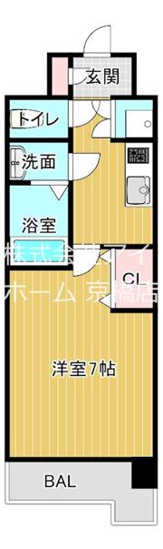ファーストフィオーレ京橋パークフロントの間取り画像