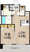 プレジオ弁天町ASIANの間取り画像