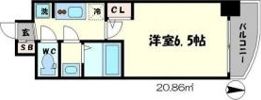 SERENiTE谷四の間取り画像