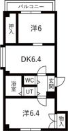 ポートアメニティ弁天の間取り画像