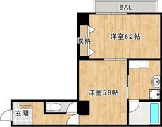 メゾンヒデックスの間取り画像