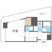 カスタリアタワー肥後橋の間取り画像