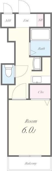 ポレール新石切の間取り画像