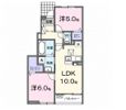 ハイツ大和の間取り画像