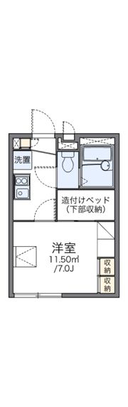 レオパレスエトワールの間取り画像