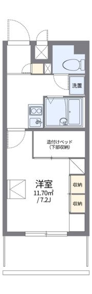 レオパレス佐保川の間取り画像