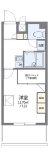 レオパレス佐保川の間取り画像