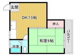 日精マンションの間取り画像