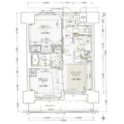 エステムプラザ大手前エヴァースの間取り画像