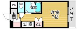 インターナショナル関目の間取り画像
