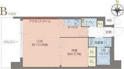 プレジオ玉造の間取り画像