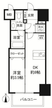 イグレック南本町の間取り画像