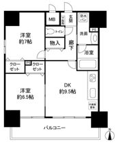 イグレック南本町の間取り画像