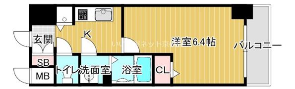 エスリード京橋の間取り画像