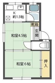 グリーンハイツの間取り画像