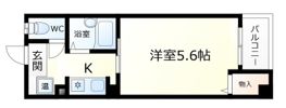 ヴェール天王寺の間取り画像