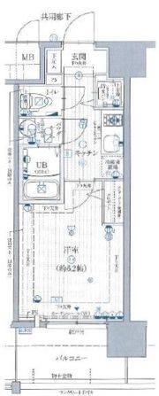 エスリード中之島SOUTHの間取り画像