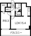 クラウディア野江の間取り画像