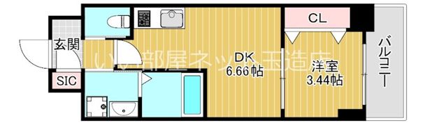 クローバー・グランデ今里の間取り画像