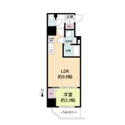 セレニテ心斎橋グランデの間取り画像