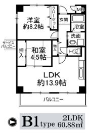 ハイシュタイン堀江の間取り画像